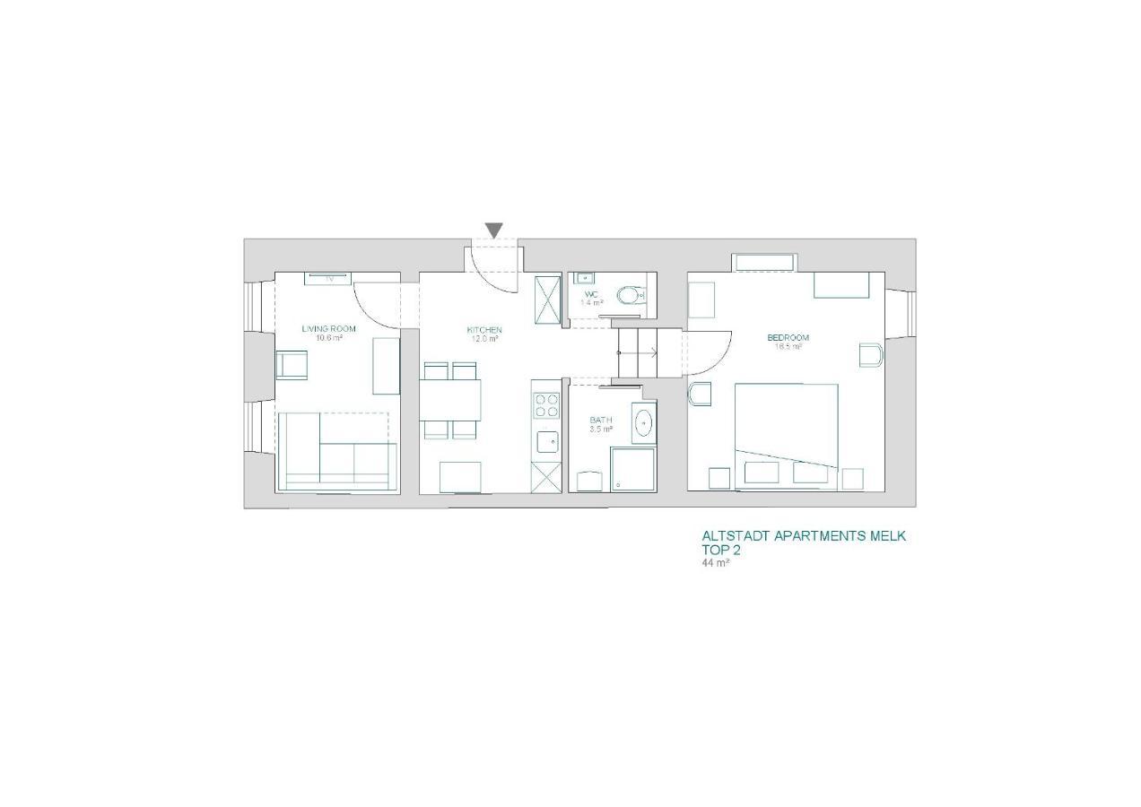 Altstadt Apartments Melk Mit Sauna Luaran gambar